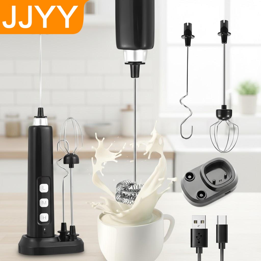 Milk Steaming Pitcher - USB-перезаряжаемый ручной вспениватель молока, мини-электрический миксер