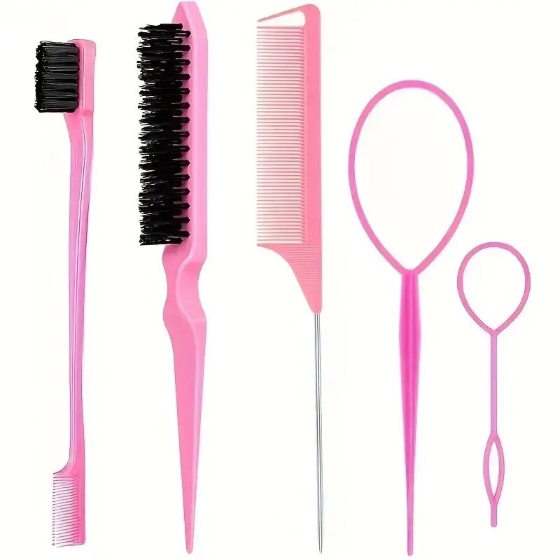 Group Head Brush - 5 шт., парикмахерские инструменты, расческа с