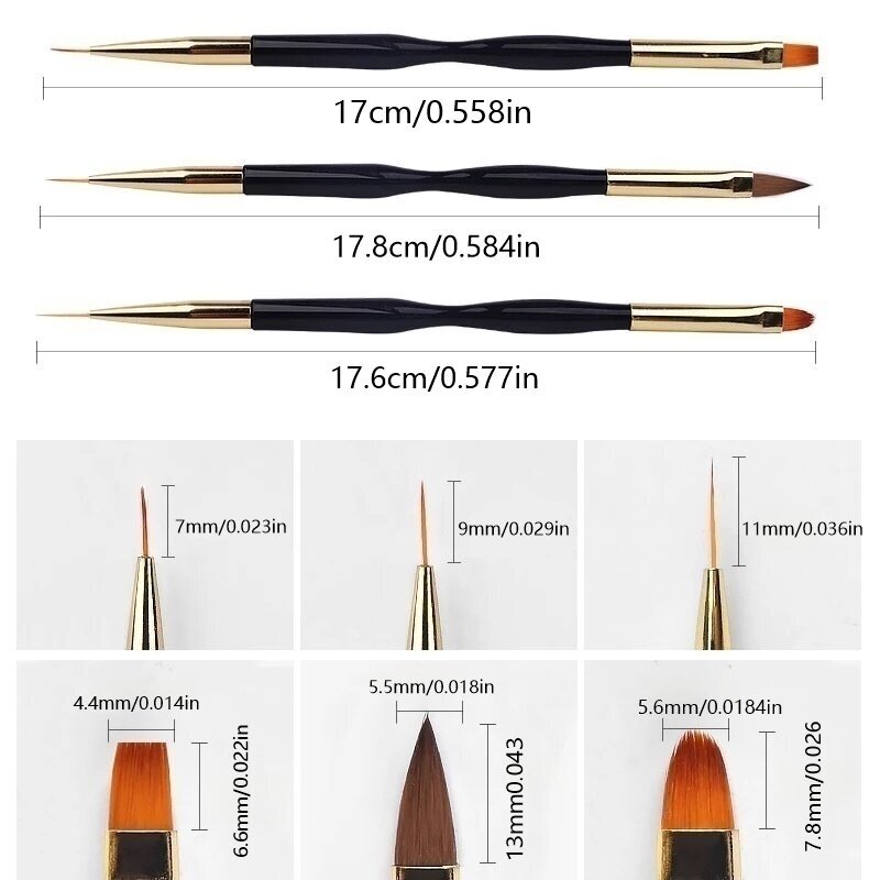 3 штуки двусторонних кистей дл – обзор и цена Group Head Brush