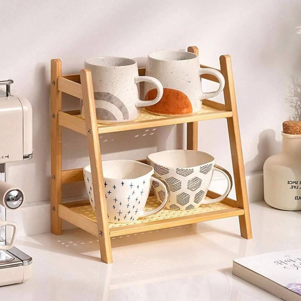 Двухуровневая бамбуковая полка – обзор и цена Coffee Equipment Rack